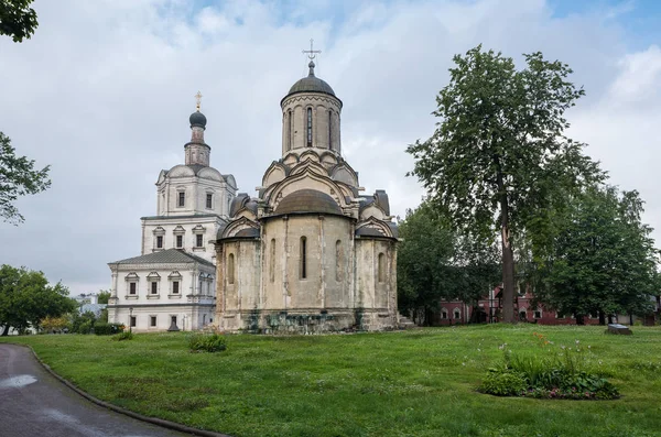 Igreja Ortodoxa Arcanjo Mikhail Catedral Spassky Mosteiro Andronikov Moscou Rússia — Fotografia de Stock