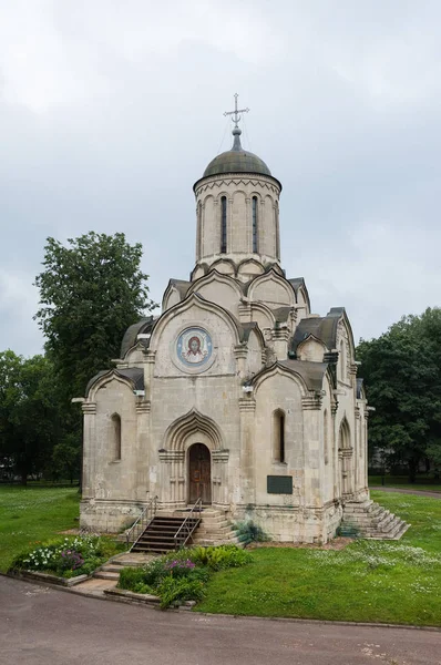 Ortodox Spassky Katedral Klostret Andronikov Moskva Ryssland Arkitektoniska Monument Från — Stockfoto