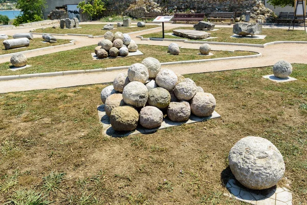 Harabeleri Antik Bir Chersonese Tavrichesky Sevastopol Kırım Güzel Görünüm — Stok fotoğraf