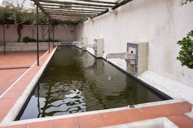Sao Vicente de Fora Manastır Kilisesi çeşme. Lizbon en ünlü anıtlarından biri. 17. yüzyıl Mannerist mimari. Lisbon, Portekiz