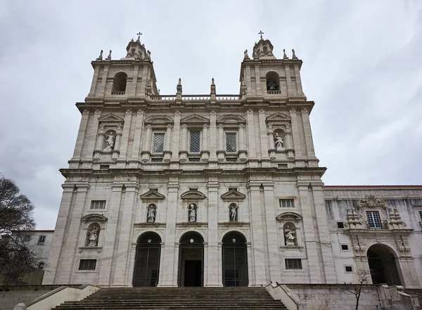 View Facade Sao Vicente Fora Monastery One Most Famous Monuments — Stock Photo, Image
