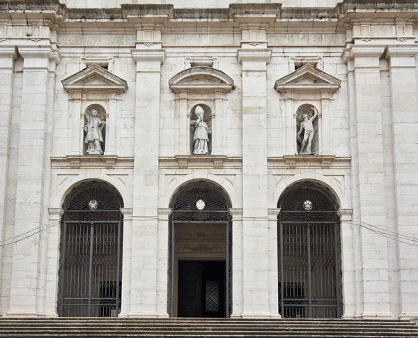 Visa Fasad Sao Vicente Fora Kloster Mest Berömda Monumenten Lissabon — Stockfoto