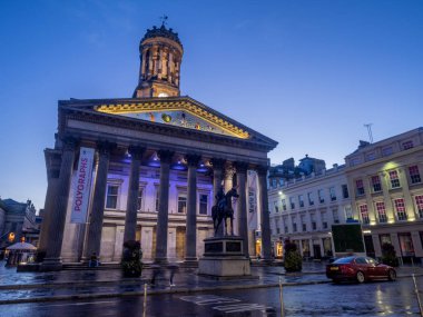 Glasgow İskoçya - 20 Temmuz: Modern Sanat üzerinde 20 Temmuz 2017 Glasgow, İskoçya'da Glasgow Galerisi. Modern Sanat Galerisi Glasgow, İskoçya'da çağdaş sanatının ana Galeri olduğunu.