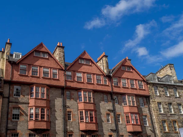 Gebouwen Aan Royal Mile Edinburgh Schotland — Stockfoto