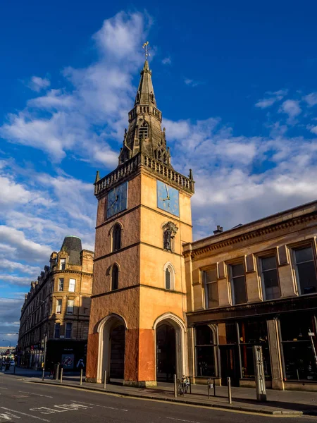 Glasgow Scotland Julio Tron Theatre Steeple Sunset Argyle Street July — Foto de Stock