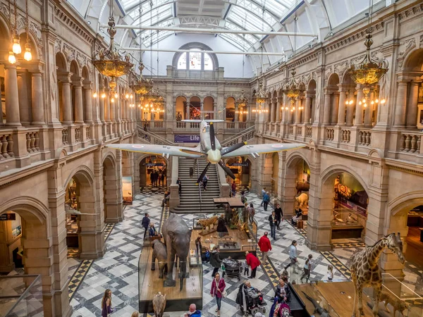 Glasgow Scotland Julio Interior Kelvingrove Art Gallery Museum Glasgow Escocia — Foto de Stock