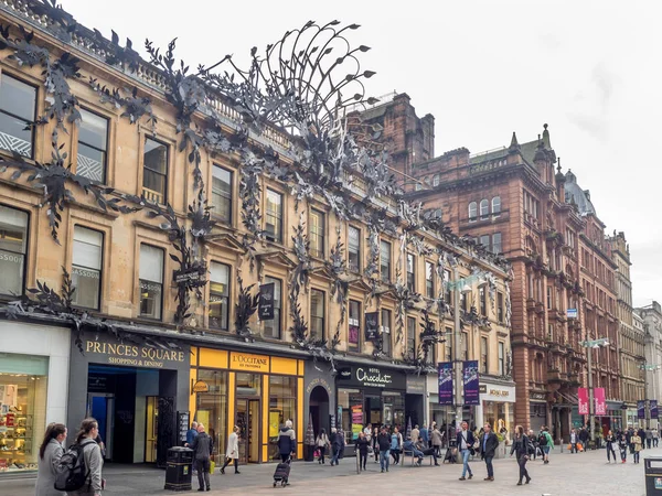 Glasgow Schottland Juli Buchanan Street Juli 2017 Glasgow Schottland Buchanan — Stockfoto