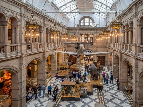 Glasgow Scotland Julio Interior Kelvingrove Art Gallery Museum Glasgow Escocia — Foto de Stock