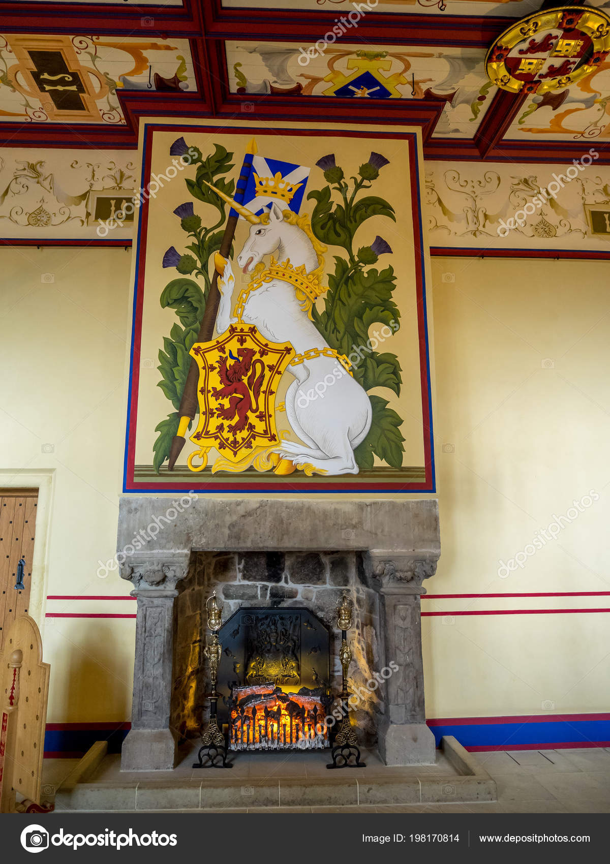Stirling Schottland Juli Innen Auf Stirling Castle Juli 2017