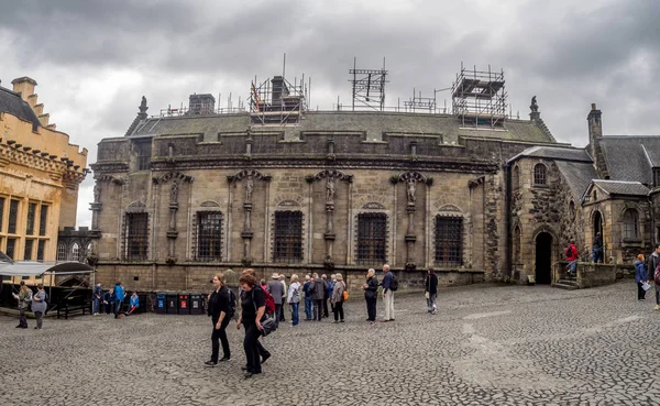 Stirling Szkocja Lipca Wewnętrzny Dziedziniec Panorama Zamek Stirling Lipca 2017 — Zdjęcie stockowe