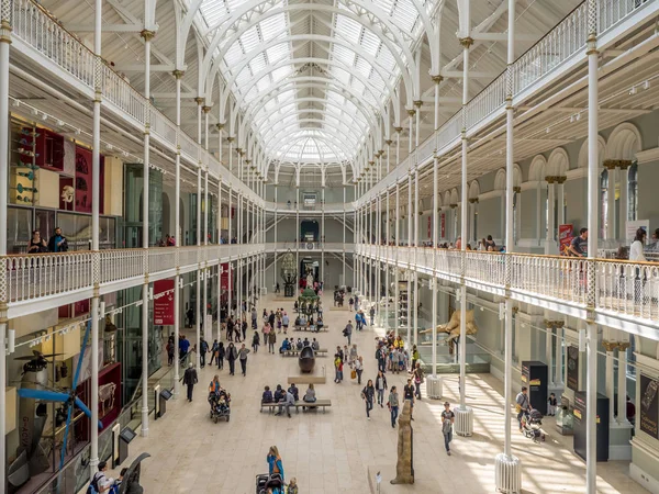 Edinburgh Scotland Julio Galería Interiores Museo Nacional Escocia Julio 2017 — Foto de Stock