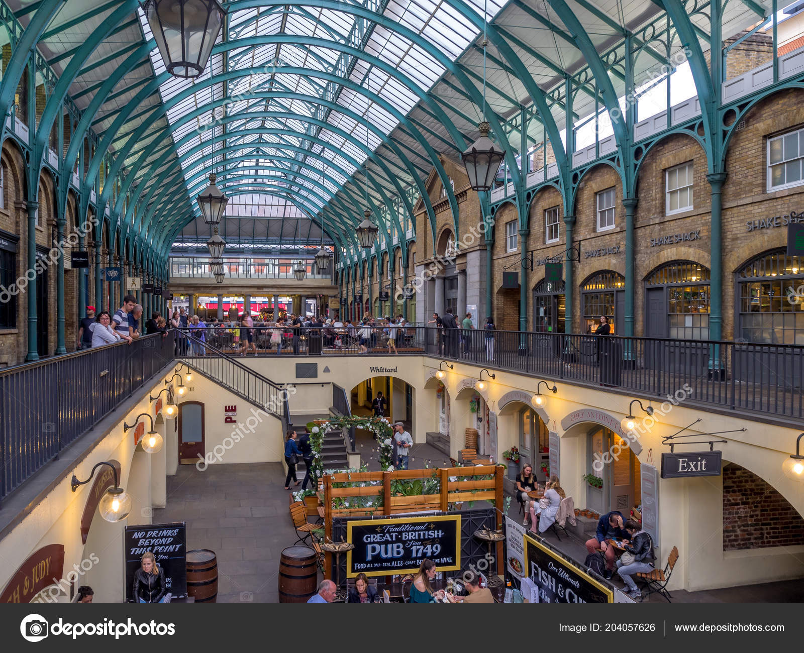 London Aug View Covent Garden Market August 2017 London Covent