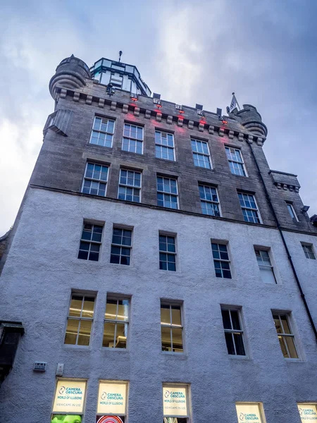 Edinburgh Scotland July Camera Obscura Building Royal Mile Old Town — Stock Photo, Image