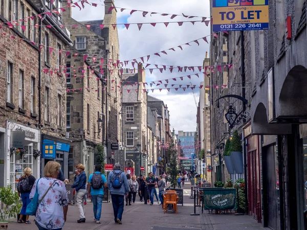 Edinburgh Scotland Июля Здания Магазины Роуз Стрит Новом Городе Июля — стоковое фото