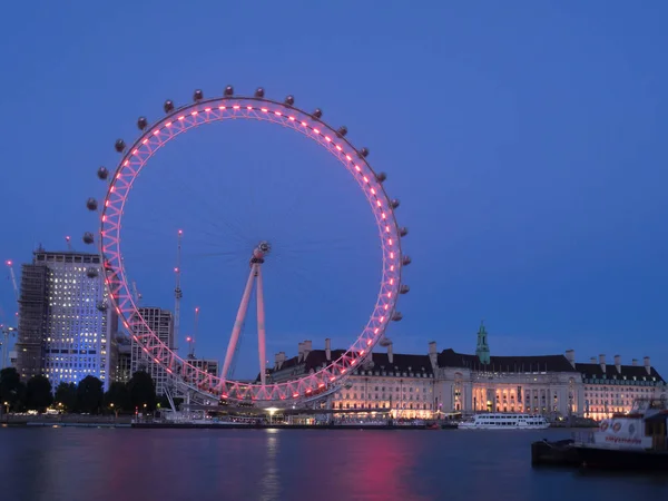 Londýn Velká Británie Července Pohled Vyhlídkového Kola London Eye County — Stock fotografie