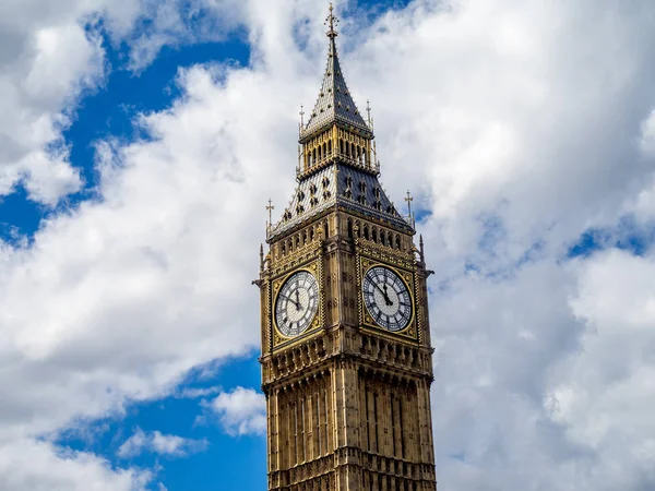 Биг Бен Лондон Великобритания Вид Популярную Лондонскую Достопримечательность Часовую Башню — стоковое фото