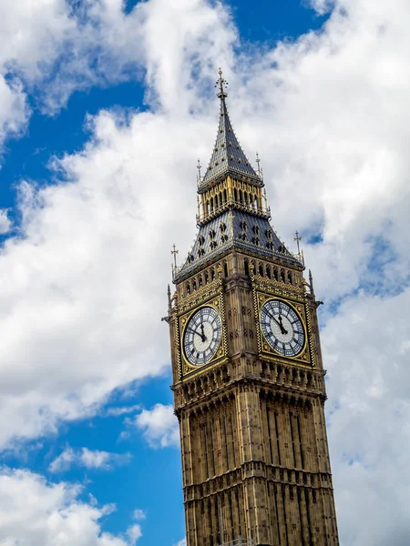 Big Ben Londýn Velká Británie Pohled Zajímavých Pamětihodností Londýna Hodinová — Stock fotografie