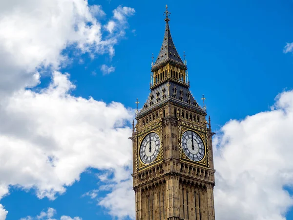 Big Ben Londýn Velká Británie Pohled Zajímavých Pamětihodností Londýna Hodinová — Stock fotografie