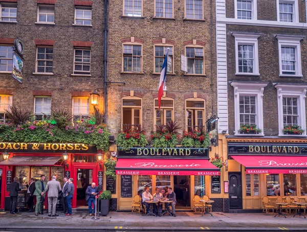 레스토랑 영국에서 2017에 코벤트 지역에 런던은 레스토랑 — 스톡 사진