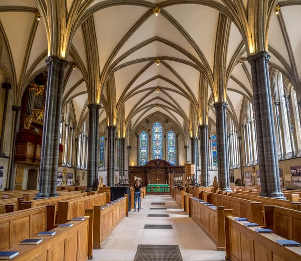 Londen Aug Indrukwekkende Tempel Kerk City Van Londen Augustus 2017 — Stockfoto