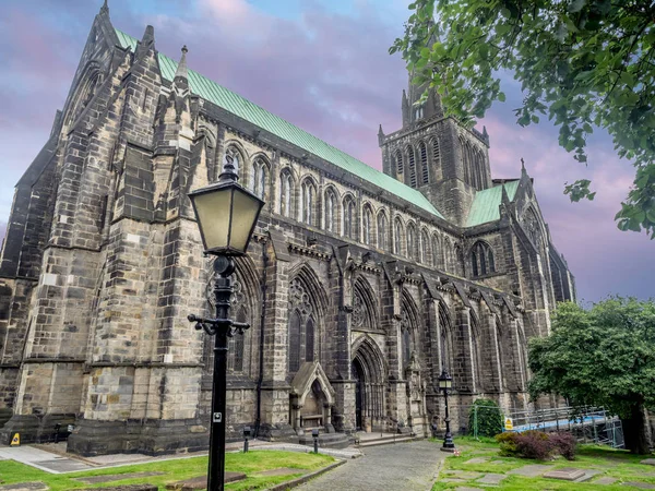 Gothic architecture of Glasgow cathedral Scotland, UK