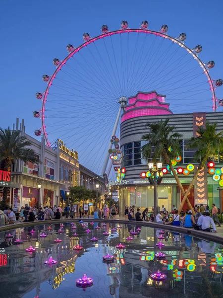 Las Vegas Nevada Usa Juni 2018 Turister Som Besöker Linq — Stockfoto