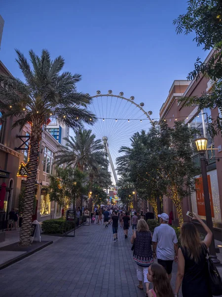 Las Vegas Nevada Estados Unidos Junio 2018 Los Turistas Que — Foto de Stock