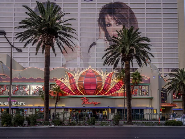 Las Vegas Abd Flamingo Hotel Casino Las Vegas Bulvarı Giriş — Stok fotoğraf
