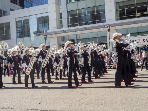 Calgary Alberta Canadá Julio 2018 Lugares Interés Participantes Famoso Desfile — Foto de Stock