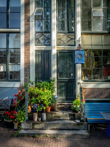 Historical Architecture City Amsterdam Wonderful Old Buildings Used Clever External — Stock Photo, Image