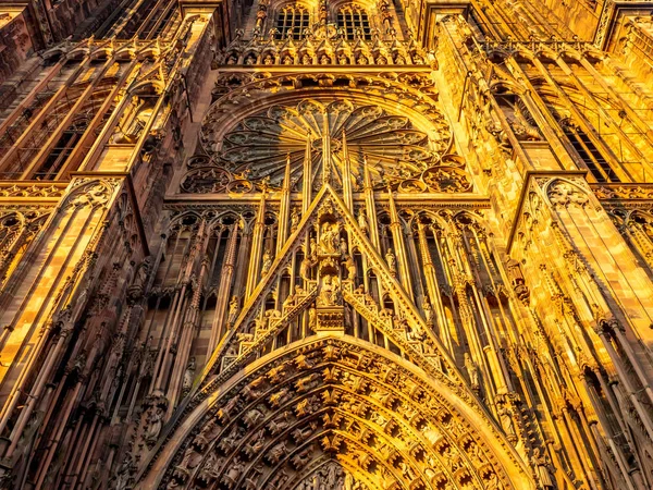 Cathedrale Notre Dame Catedral Nuestra Señora Estrasburgo Alsacia Francia — Foto de Stock