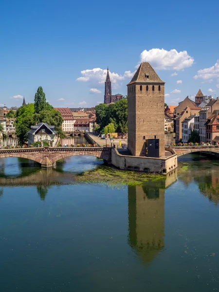 View Towers Ponts Couverts Strasbourg Strasbourg Capital Largest City Grand — Stock Photo, Image