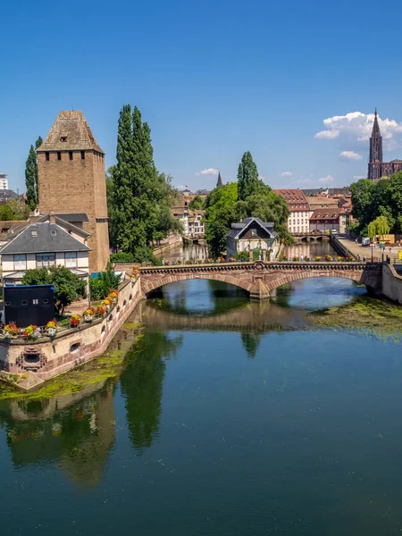 View Towers Ponts Couverts Strasbourg Strasbourg Capital Largest City Grand — Stock Photo, Image