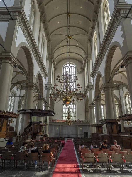 Amsterdã Holanda Julho 2018 Interior Westerkerk Amsterdã Westerkirk Uma Das — Fotografia de Stock