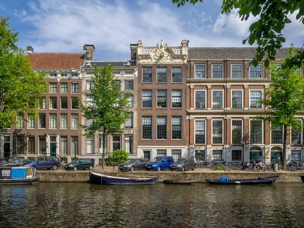 Amsterdam Julio Canales Ciudad Amsterdam Julio 2018 Amsterdam Países Bajos — Foto de Stock