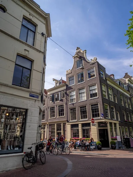 Amsterdam Juli Kanäle Der Stadt Amsterdam Juli 2018 Amsterdam Niederland — Stockfoto