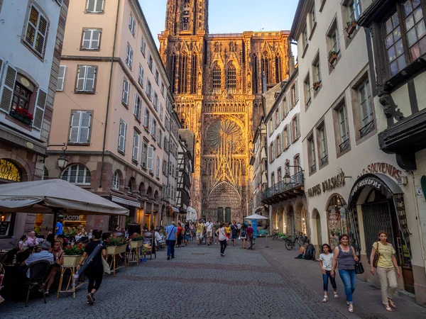 Straßburg Frankreich Juli 2018 Cathedrale Notre Dame Oder Kathedrale Unserer — Stockfoto