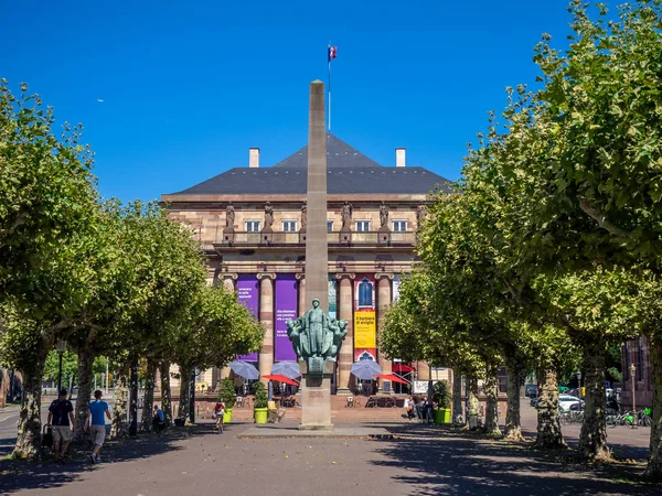 Strasburg Francja Lipca 2018 Widok Opera Teatr Strasburgu Strasburg Jest — Zdjęcie stockowe