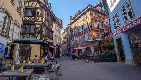 Strasbourg France Juli 2018 Schöne Gebäude Herzen Von Petite France — Stockfoto