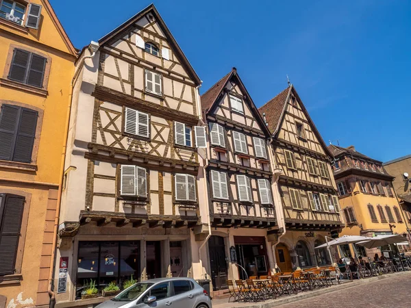 Colmar Frankrijk Juli 2018 Mooie Gebouwen Het Hart Van Middeleeuwse — Stockfoto