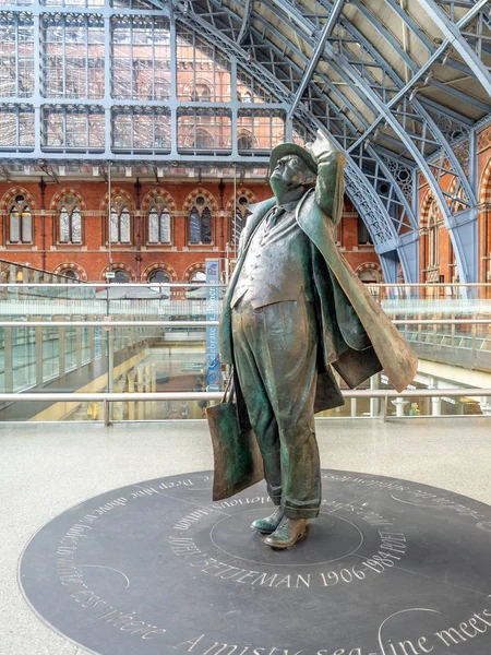 Londres Inglaterra Agosto 2018 Interior Estación Tren Pancras Londres Pancras — Foto de Stock