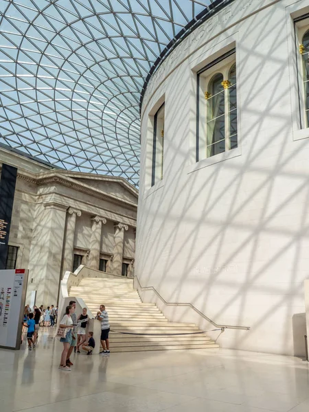 Londres Inglaterra Agosto 2018 Gran Corte Del Museo Británico Londres — Foto de Stock