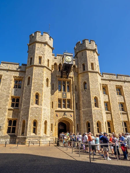 Londres Inglaterra Agosto 2018 Waterloo Block Walls Tower London Este — Fotografia de Stock