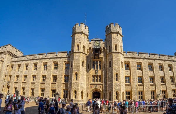 Londres Inglaterra Agosto 2018 Waterloo Block Walls Tower London Este — Foto de Stock