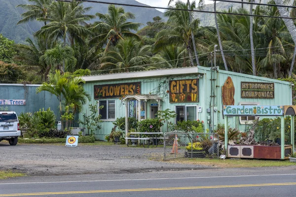 Oahu Hawaje Marca 2019 Kwiaciarnia Sklep Pamiątkami Wiejskich Oahu Istnieje — Zdjęcie stockowe