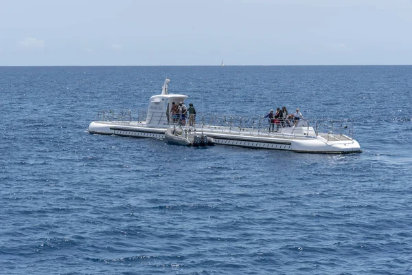 Honolulu Havaí Março 2019 Submarino Operado Pela Atlantis Waikiki Submarine — Fotografia de Stock