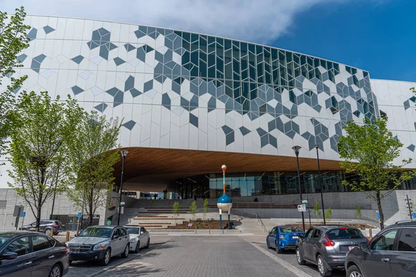 캘거리 캐나다 2019년 26일 캘거리 중심부에 캘거리의 새로운 도서관 도서관은 — 스톡 사진