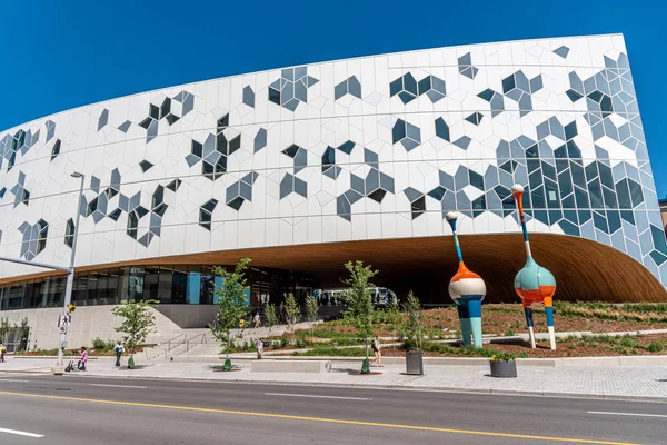 Calgary Canadá Julho 2019 Nova Biblioteca Pública Principal Calgary Centro — Fotografia de Stock