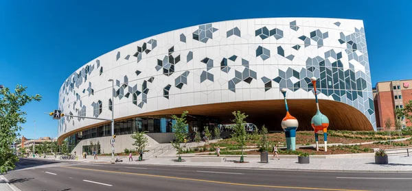 Calgary Canadá Julio 2019 Nueva Biblioteca Pública Principal Calgary Centro — Foto de Stock