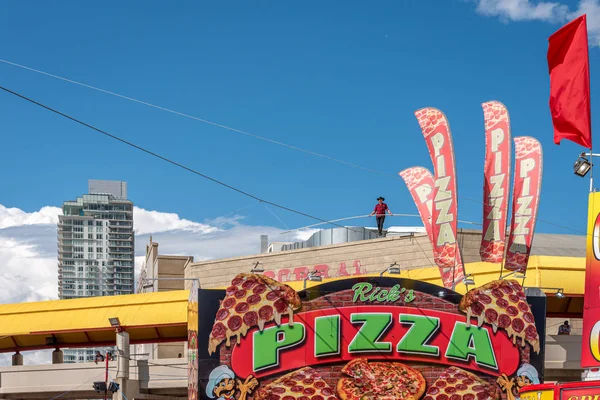 Calgary Alberta Július 2019 Látnivalók Hangok Calgary Stampede Alapon Calgary — Stock Fotó